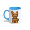 Taza Yorkshire azul claro