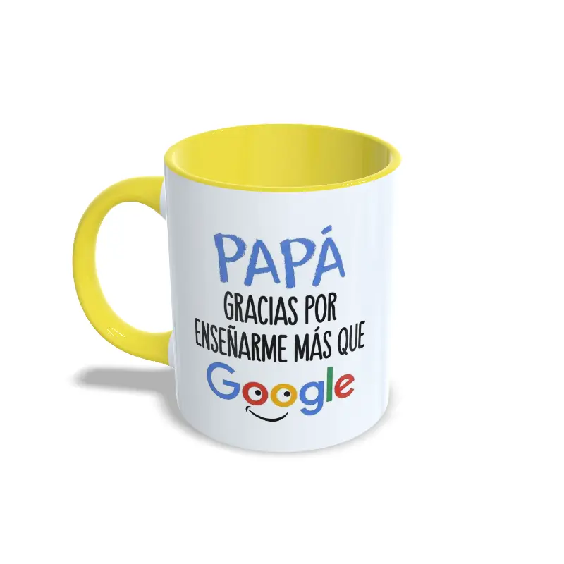 Taza Papá "Mejor que Google"