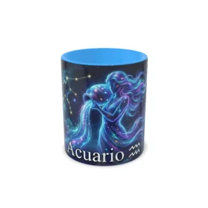 azul claro acuario centro Taza Acuario
