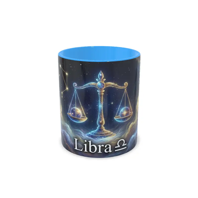 Taza Libra azul claro