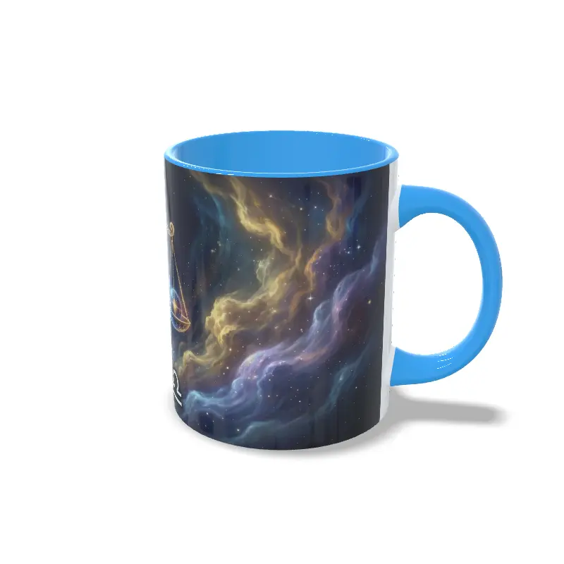 Taza Libra azul claro