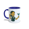 azul oscuro barman Taza Barman azul oscuro