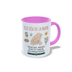 Taza día de la madre rosa