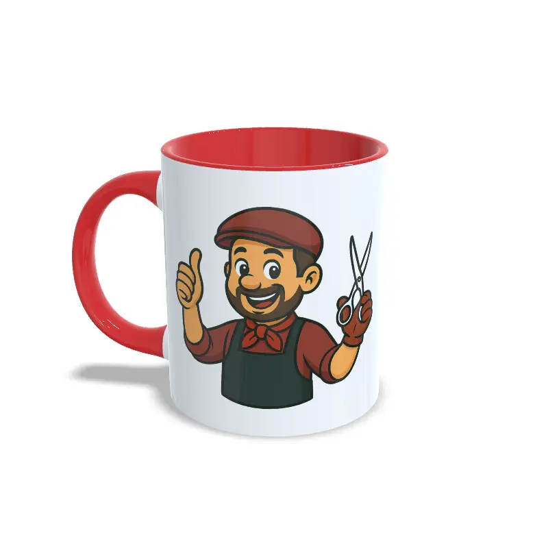 izq barbero Taza barbero
