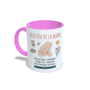 Taza día de la madre rosa