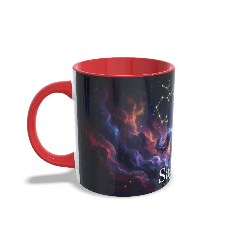 Taza sagitario rojo