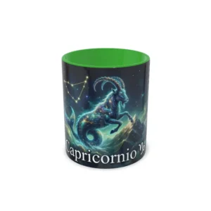 Taza Capricornio verde