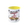 Centro amarillo Funcionario Taza amarilla funcionario