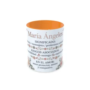 Taza Naranja María Angeles