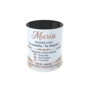 Taza Negra María