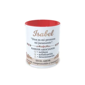 Taza Roja Isabel
