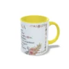 Derecha amarillo cristina Taza amarilla Cristina