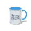 Taza Recuerdo Mi Primera Comunión azul claro