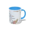 Taza azul claro Lucía