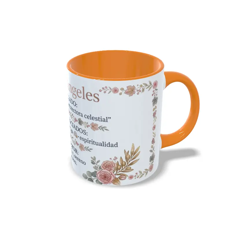 Derecha naranja María angeles Taza Naranja María Angeles