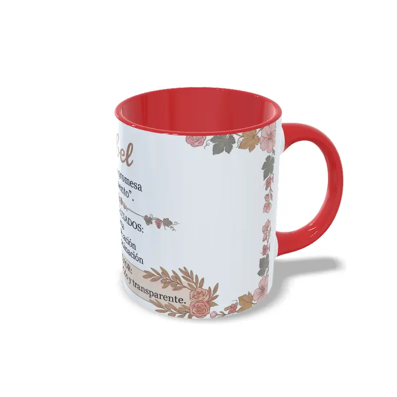Taza Roja Isabel
