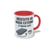 Derecha rojo oposiciones3 Taza roja Oposiciones. Mi cerebro no da para más