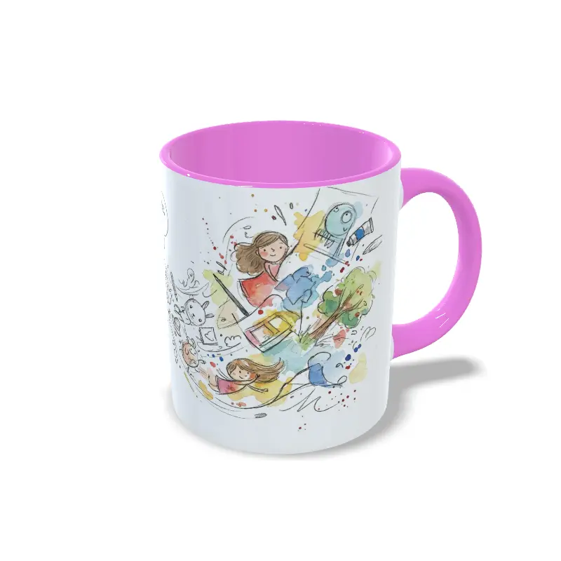 Derecha rosa no soy un desastre chica Taza Rosa no soy un desastre, soy un boceto