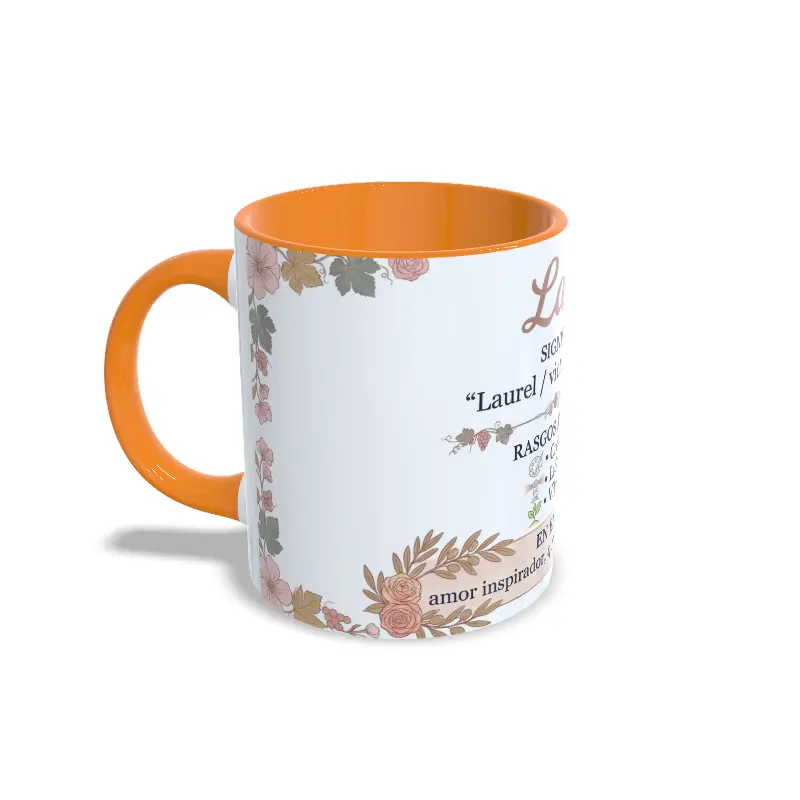 Taza Naranja Laura