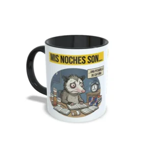 Taza Negro oposiciones esfuerzo