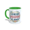 Izquierda verde madre 3 Taza verde La Mejor mamá del mundo2