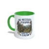 Taza verde. No necesito terapia, solo ir de caza.