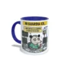 Taza Sanitaria Cómic Guardia y Descanso Azul claro