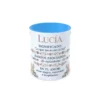 Taza azul claro Lucía