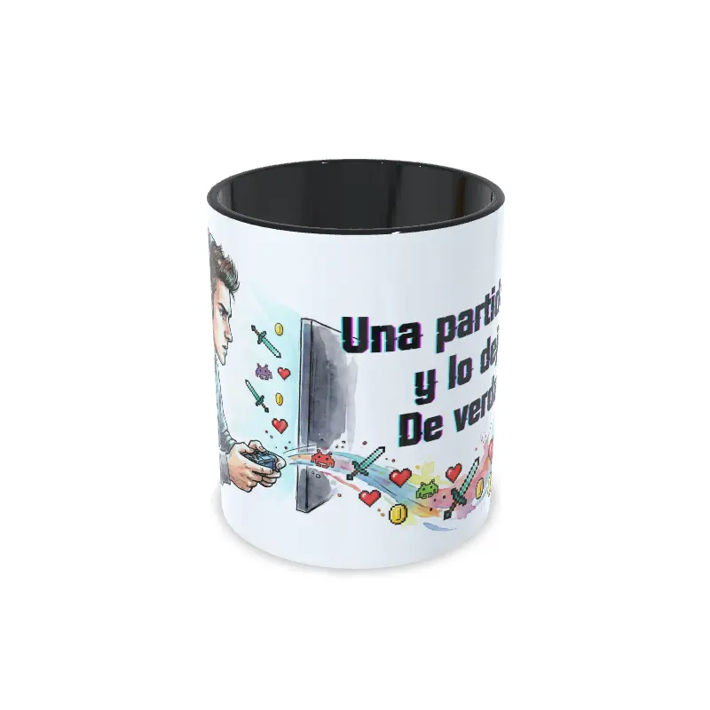 Taza Gamer Negro