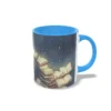 derecha azul claro lectura mujer Taza amantes de la lectura