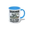 Taza azul claro Oposiciones Estudiar es mi cardio