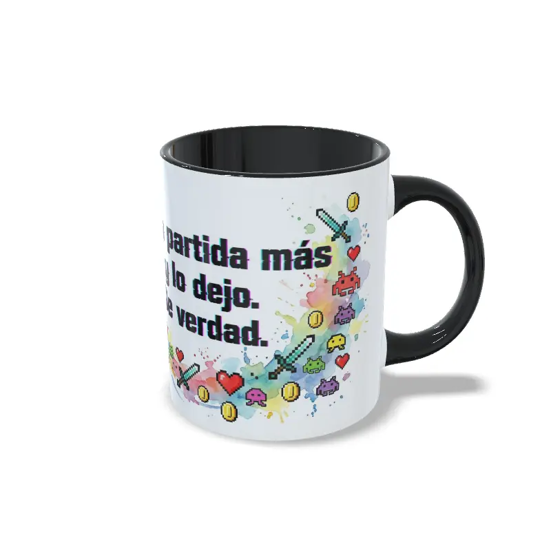 Taza Gamer Negro