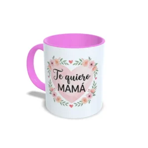 izquierda rosa madre 1 Taza Rosa te quiero mamá