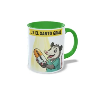 Taza Sanitaria Cómic Búsqueda del Tesoro verde