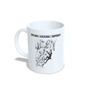 Taza Escalada Explora, Asciende, Supérate