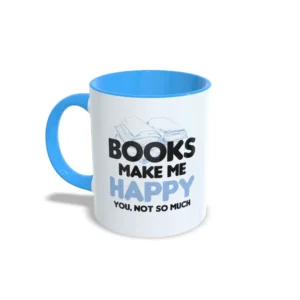 Taza los libros me hacen feliz / Books make me happy