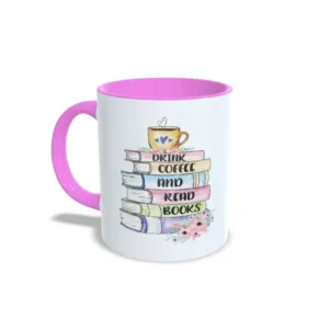 Taza drink coffee and read books