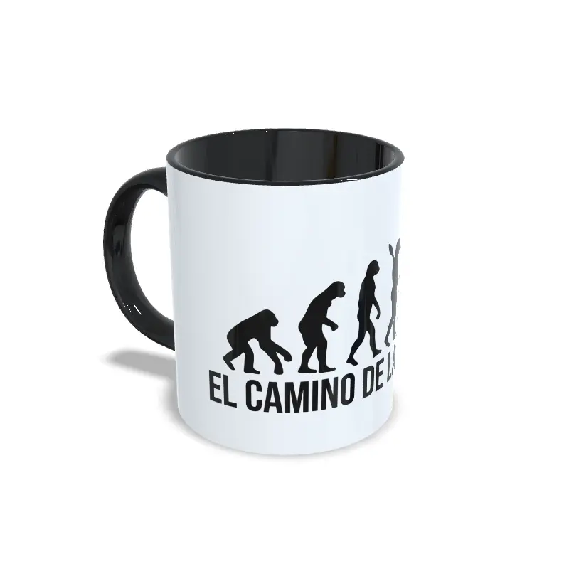 El camino de la evolución del pescador IZQUIERDA NEGRO