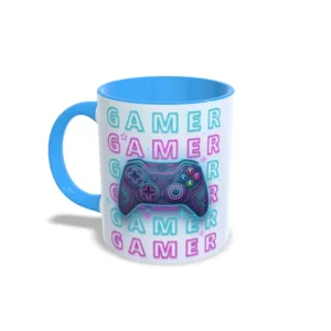 Taza mando gamer - Estilo Neón