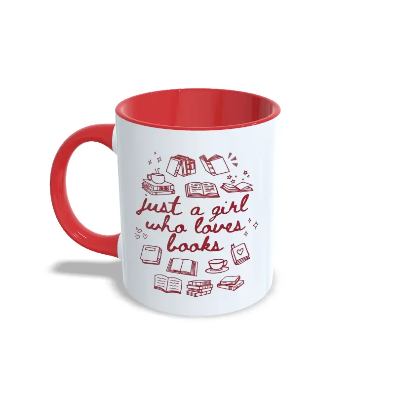 Just a girl who loves books IZQ ROJO