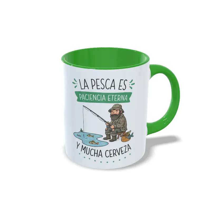 La pesca es paciencia eterna y mucha cerveza DERECHA VERDE