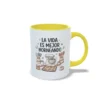 La vida es mejor horneando der amarillo