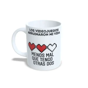 Taza los videojuegos arruinaron mi vida