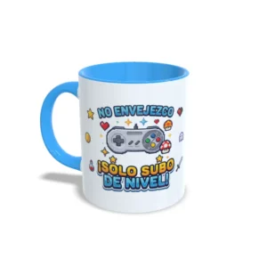 Taza No envejezco, solo subo de nivel