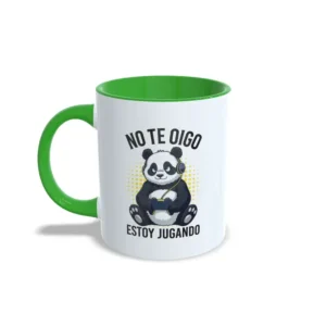 Taza No te oigo, estoy jugando