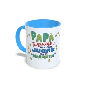 Taza Déjame jugar con la maquinita