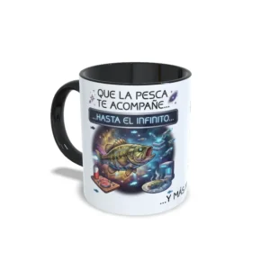 Taza Que la pesca te acompañe hasta el infinito y más allá