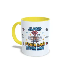 Taza excusa gamer !Tenía lag!