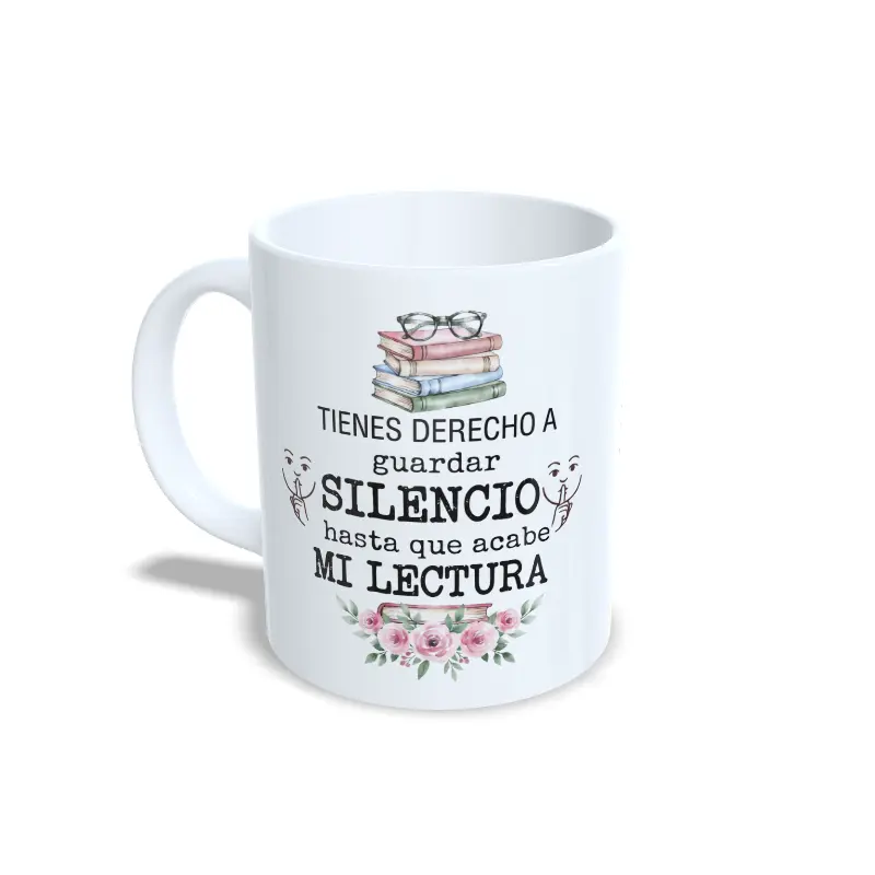 Tienes derecho a guaradar silencio hasta q acabe mi lectura IZQ BLANCO