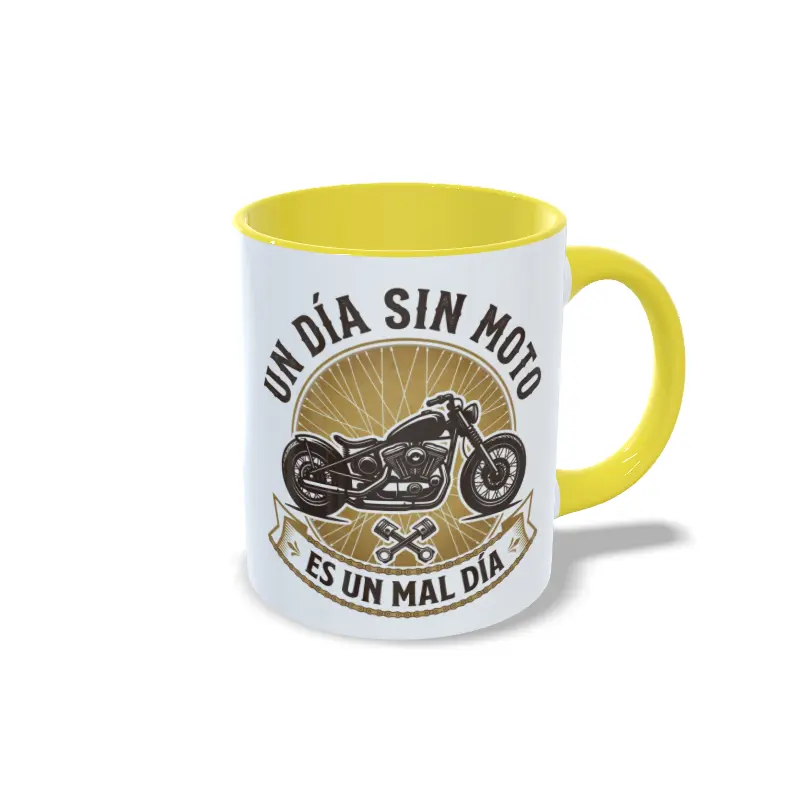 Un día sin moto es un mal día derecha amarillo